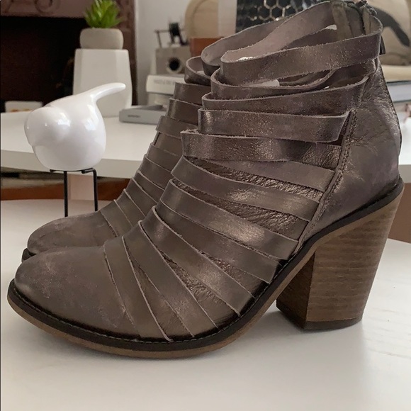 Free People Hybrid Strappy Heel Booties - Picture 3 of 10